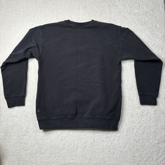 Lululemon All Yours Crew Fleece Pullover Sweater Women's Size Large Black READ - Picture 10 of 15